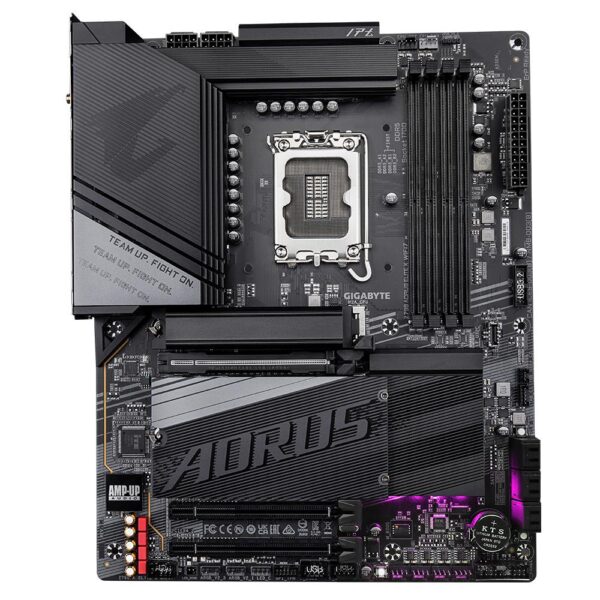 Mainboard|GIGABYTE|Intel Z790|LGA1700|ATX|Memory DDR5|Memory slots 4|2xPCI-Express 4.0 16x|1xPCI-Express 5.0 16x|4xM.2|1xHDMI|1xDisplayPort|4xUSB 2.0|5xUSB 3.2|1xUSB-C|1xOptical S/PDIF|1xRJ45|2xAudio port|Z790AORUSELITEXWIFI7 - Image 2