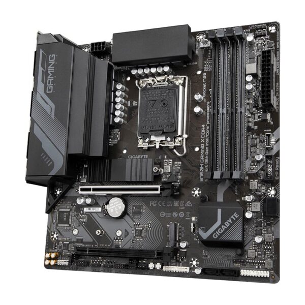 Mainboard|GIGABYTE|Intel B760 Express|LGA1700|Micro-ATX|Memory DDR4|Memory slots 4|1xPCI-Express 3.0 16x|1xPCI-Express 4.0 16x|2xM.2|1xHDMI|1xDisplayPort|5xUSB 2.0|3xUSB 3.2|3xAudio port|B760MGAMINGXDDR4 - Image 4