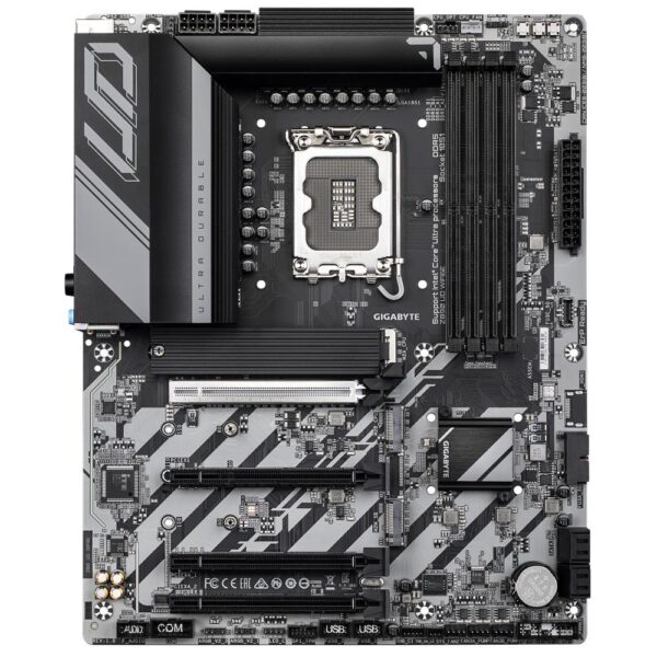 Mainboard|GIGABYTE|Intel Z890|LGA1851|ATX|Memory DDR5|Memory slots 4|1xPCI-Express 4.0 1x|2xPCI-Express 4.0 4x	|1xPCI-Express 5.0 16x|3xM.2|1xDisplayPort|4xUSB 2.0|5xUSB 3.2|1xUSB-C|1xPS/2|1xRJ45|3xAudio port|Z890UDWIFI6E - Image 2