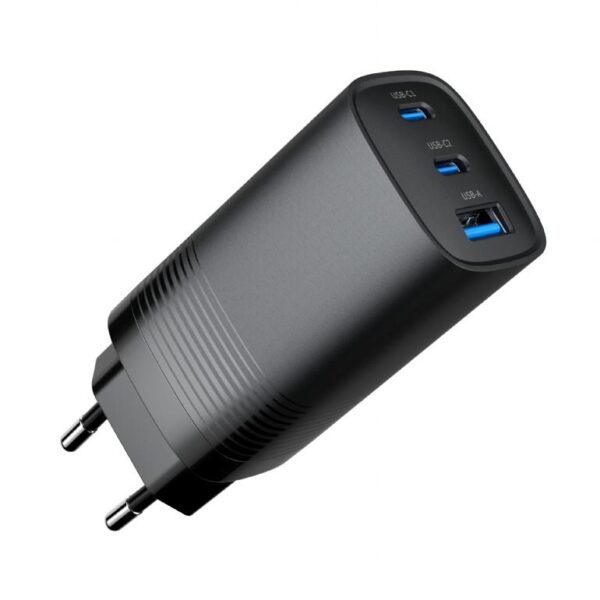 CHARGER USB UNIVERSAL QC3.0/TA-UC-PDQC65-01-BK GEMBIRD - Image 2
