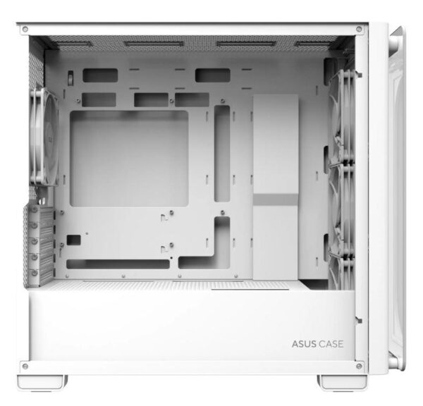 Case|ASUS|A23 PLUS|MidiTower|Case product features Transparent panel|MicroATX|MiniITX|Colour White|A23PLUSTG/ARGBWHITE - Image 3