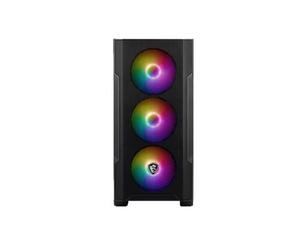 Case|MSI|MAG FORGE M100R|Micro|Not included|MicroATX|MiniITX|Colour Black|MAGFORGEM100R - Image 2