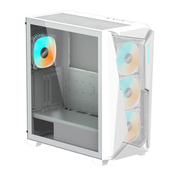 Case|GIGABYTE|C301GW V2|MidiTower|Case product features Transparent panel|Not included|ATX|EATX|MicroATX|MiniITX|Colour White|C301GWV2 - Image 8