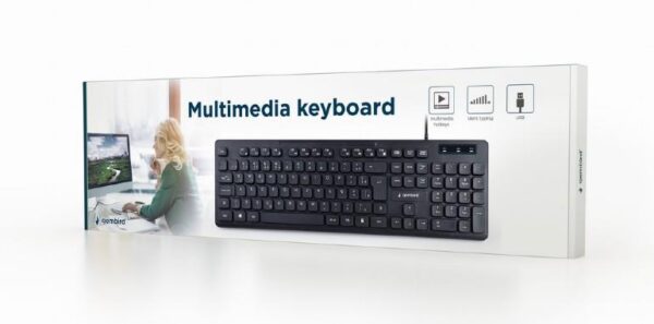 KEYBOARD MULTIMEDIA USB RUS/CHOCOLATE KB-MCH-04-RU GEMBIRD - Image 2