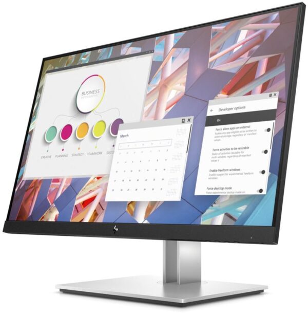 LCD Monitor|HP|E24 G4|23.8"|Business|Panel IPS|1920x1080|16:9|Matte|5 ms|Swivel|Pivot|Height adjustable|Tilt|9VF99AA#ABB - Image 3