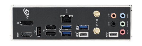 Mainboard|ASUS|Intel B760 Express|LGA1700|Mini-ITX|Memory DDR5|Memory slots 2|1xPCI-Express 5.0 16x|2xM.2|1xHDMI|1xDisplayPort|3xUSB 2.0|3xUSB 3.2|2xUSB-C|1xRJ45|5xAudio port|STRIXB760-IGAMINGWIFI - Image 6