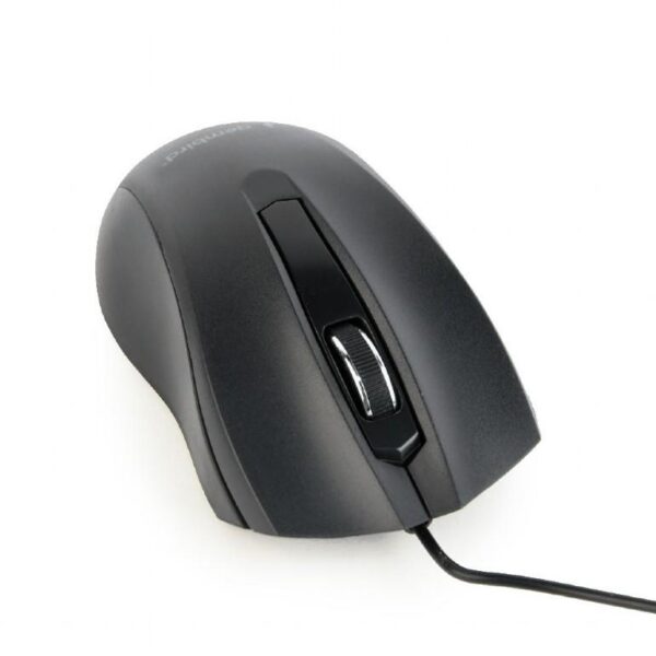 MOUSE USB OPTICAL/BLACK MUS-3B-01 GEMBIRD - Image 2