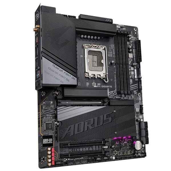 Mainboard|GIGABYTE|Intel Z790|LGA1700|ATX|Memory DDR5|Memory slots 4|2xPCI-Express 4.0 16x|1xPCI-Express 5.0 16x|4xM.2|1xHDMI|1xDisplayPort|4xUSB 2.0|5xUSB 3.2|1xUSB-C|1xOptical S/PDIF|1xRJ45|2xAudio port|Z790AORUSELITEXWIFI7 - Image 3