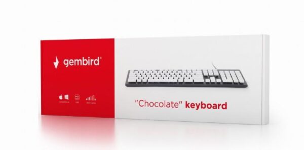 KEYBOARD CHOCOLATE USB ENG/BLACK KB-CH-01 GEMBIRD - Image 4