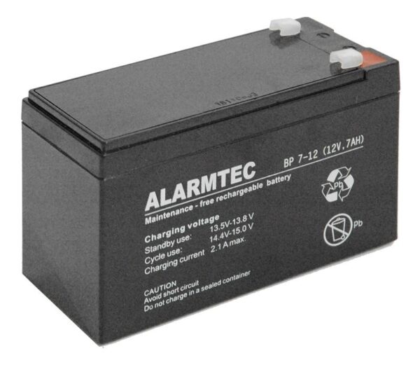 BATTERY 12V 7AH VRLA/BP7-12 ALARMTEC EMU