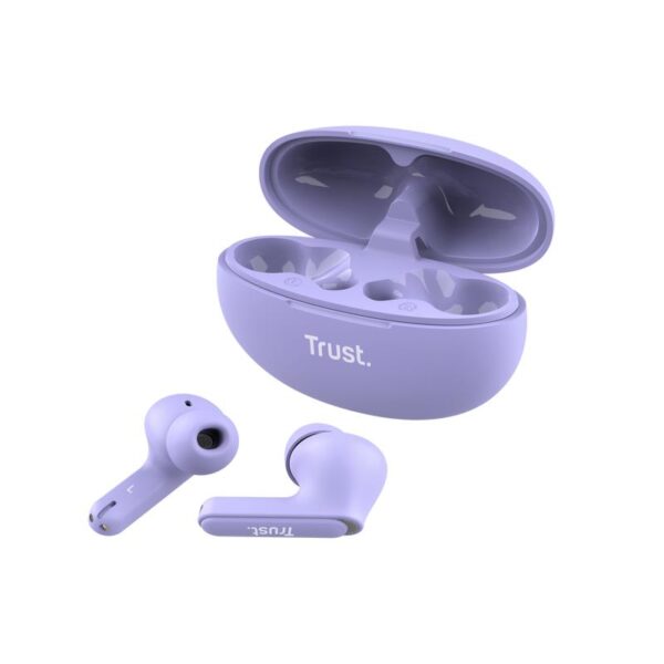 HEADSET EARBUDS YAVI BT ENC/PURPLE 25297 TRUST - Image 2
