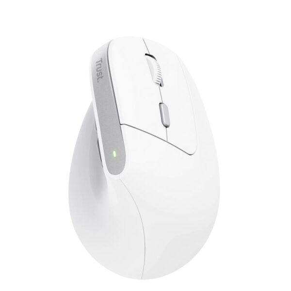 MOUSE USB OPTICAL WRL BAYO II/ERGO WHT 25398 TRUST - Image 2