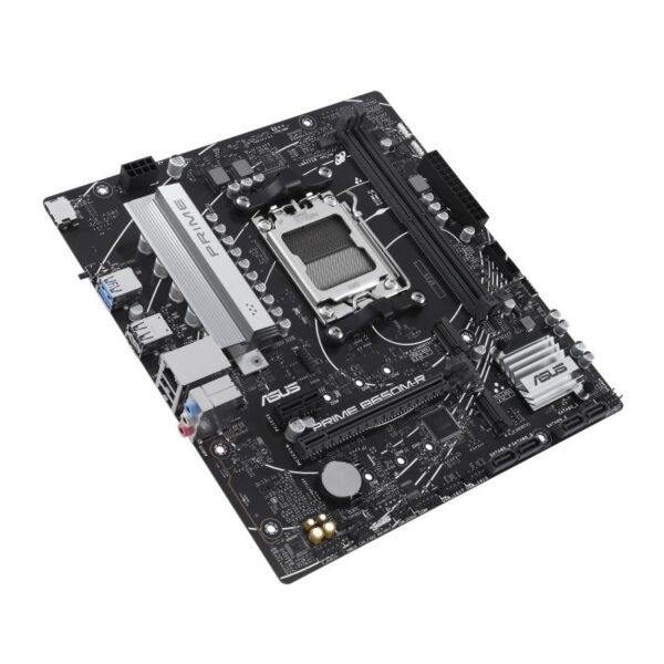 Mainboard|ASUS|AMD B650|SAM5|Micro-ATX|Memory DDR5|Memory slots 2|1xPCI-Express 4.0 1x|2xPCI-Express 4.0 16x|2xM.2|1xHDMI|4xUSB 2.0|2xUSB 3.2|1xRJ45|3xAudio port|PRIMEB650M-R - Image 4