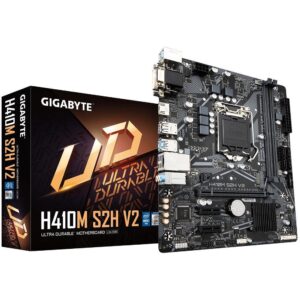 Mainboard|GIGABYTE|Intel H470 Express|LGA1200|Micro-ATX|Memory DDR4|Memory slots 2|2xPCI-Express 3.0 1x|1xPCI-Express 3.0 16x|1xM.2|1x15pin D-sub|1xDVI-D|1xHDMI|2xAudio-In|1xAudio-Out|4xUSB 2.0|2xUSB 3.2|2xPS/2|1xRJ45|H410MS2HV21.7