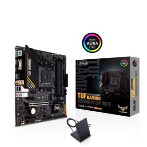 Mainboard|ASUS|AMD A520|SAM4|Micro-ATX|Memory DDR4|Memory slots 4|2xPCI-Express 3.0 1x|1xPCI-Express 3.0 16x|1xM.2|1x15pin D-sub|1xHDMI|1xDisplayPort|2xUSB 2.0|4xUSB 3.2|1xPS/2|1xRJ45|3xAudio port|TUFGAMA520M-PLUSWIFI