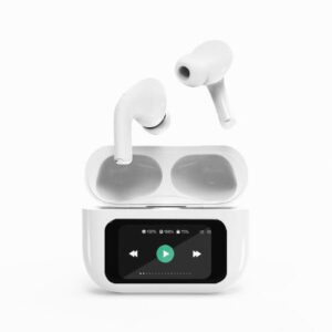 HEADSET BLUETOOTH/WHITE TWS-LCD-ANC-01-W GEMBIRD