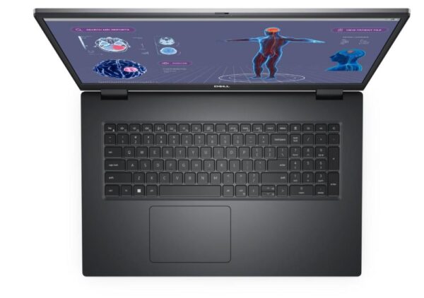 Notebook|DELL|Precision|7780|CPU i9-13950HX|2200 MHz|17"|1920x1080|RAM 32GB|DDR5|5600 MHz|SSD 1TB|NVIDIA RTX 3500 Ada Generation|12GB|ENG|Smart Card Reader|Windows 11 Pro|Grey|3.05 kg|N008P7780EMEA_VP - Image 5