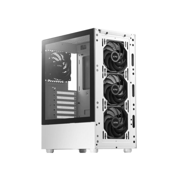 Case|ADATA|XPG VALOR MESH C|MidiTower|Case product features Transparent panel|Not included|ATX|MicroATX|MiniITX|Colour White|VALORMESHMT-WHCWW - Image 3