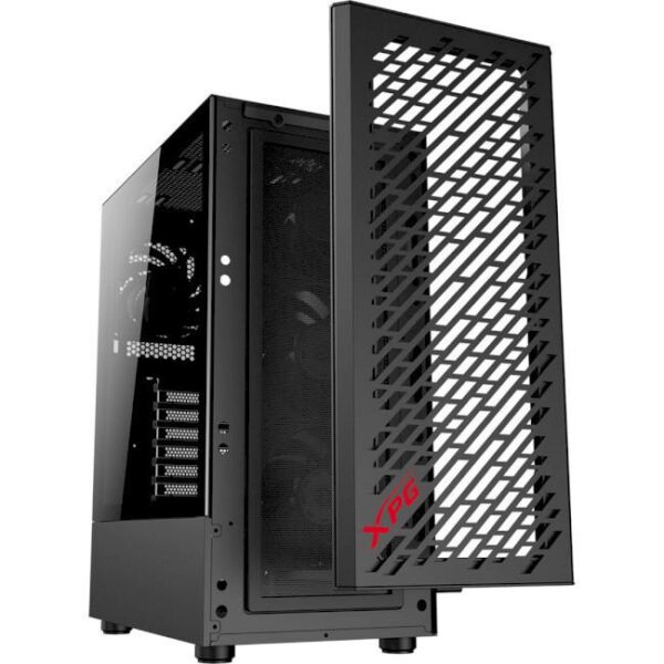 Case|ADATA|XPG VALOR AIR (BLACK)|MidiTower|Not included|ATX|MicroATX|MiniITX|Colour Black|VALORAIRMT-BKCWW - Image 2