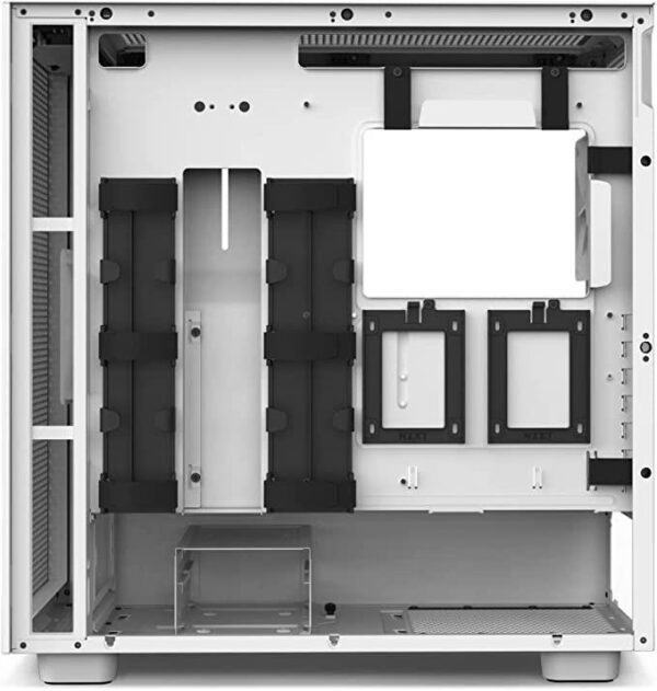 Case|NZXT|H7 Flow|MidiTower|ATX|EATX|MicroATX|MiniITX|Colour White|CM-H72FW-01 - Image 4
