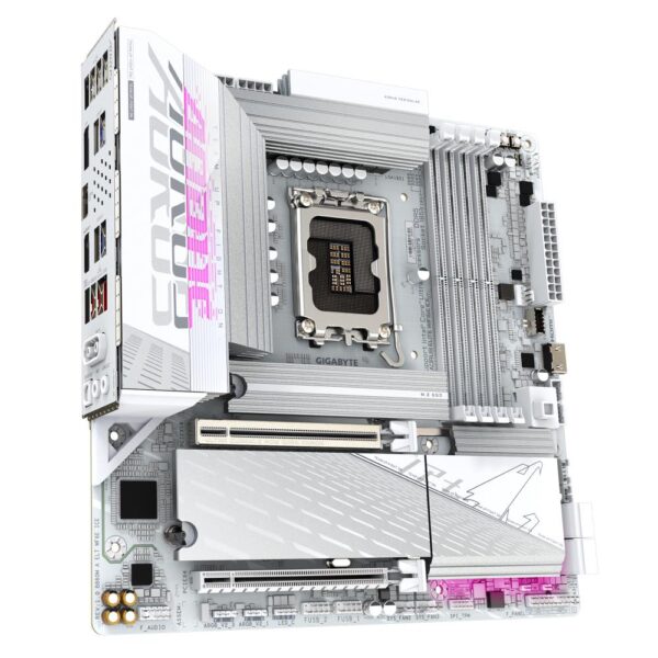 Mainboard|GIGABYTE|Intel B860 Express|LGA1851|Micro-ATX|Memory DDR5|1xPCI-Express 16x|3xM.2|1xHDMI|1xDisplayPort|4xUSB 2.0|6xUSB 3.2|1xUSB-C|1xOptical S/PDIF|1xRJ45|2xAudio port|B860MAELTWF6EICE1.0 - Image 3
