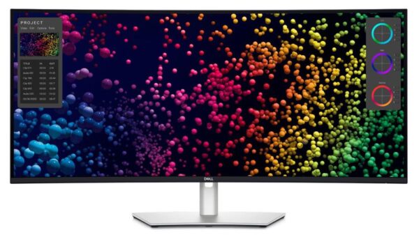LCD Monitor|DELL|210-BMDV|39.7"|Curved/21 : 9|Panel IPS|5120x2160|21:9|120 Hz|Matte|8 ms|Speakers|Swivel|Height adjustable|Tilt|Colour White|210-BMDV - Image 2