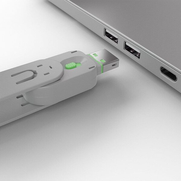 USB PORT BLOCKER KEY/GREEN 40621 LINDY - Image 3