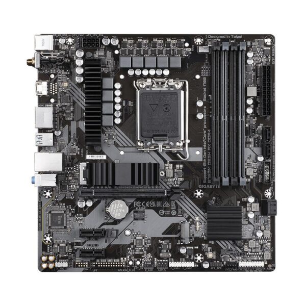 Mainboard|GIGABYTE|Intel B760 Express|LGA1700|Micro-ATX|Memory DDR4|Memory slots 4|2xPCI-Express 3.0 1x|1xPCI-Express 4.0 16x|2xM.2|1xHDMI|2xDisplayPort|2xAudio-In|1xAudio-Out|2xUSB 2.0|3xUSB 3.2|1xUSB-C|1xPS/2|1xRJ45|2xRF-Out|B760MDS3HAXDDR41.2 - Image 2
