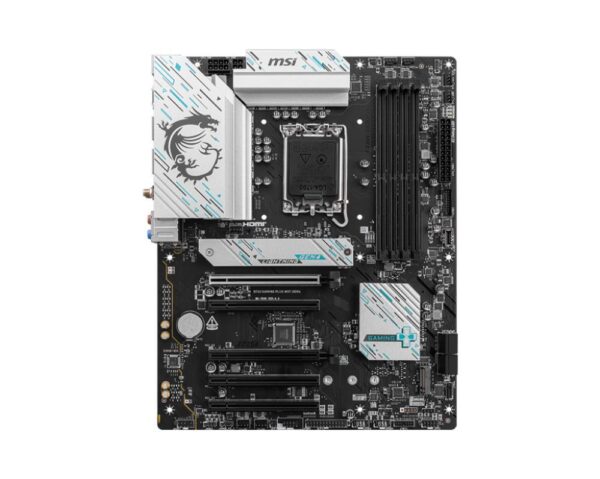 Mainboard|MSI|Intel B760 Express|LGA1700|ATX|Memory DDR4|Memory slots 4|5xPCI-Express 5.0 16x|2xM.2|1xHDMI|1xDisplayPort|4xUSB 2.0|2xUSB 3.2|1xUSB-C|1xPS/2|1xOptical S/PDIF|1xRJ45|5xAudio port|B760GAMPLUSWIFIDDR4 - Image 2
