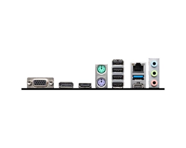 Mainboard|MSI|Intel B760 Express|LGA1700|Micro-ATX|Memory DDR5|Memory slots 4|2xPCI-Express 1x|1xPCI-Express 16x|2xM.2|1x15pin D-sub|1xHDMI|1xDisplayPort|4xUSB 2.0|1xUSB 3.2|1xUSB-C|2xPS/2|1xRJ45|3xAudio port|PROB760M-P - Image 5