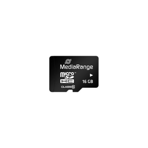 MEMORY MICRO SDHC 16GB C10/W/ADAPTER MR958 MEDIARANGE - Image 2