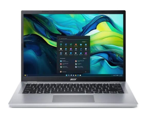 Notebook|ACER|Aspire|AG14-21P-R3KR|CPU  Ryzen 5|7520U|2800 MHz|14"|1920x1200|RAM 8GB|LPDDR5|SSD 512GB|AMD Radeon Graphics|Integrated|ENG|Windows 11 Home|Pure Silver|1.46 kg|NX.KSKEL.004 - Image 2