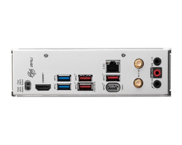 Mainboard|MSI|AMD B650|SAM5|Mini-ITX|Memory DDR5|Memory slots 2|1xPCI-Express 16x|2xM.2|1xHDMI|5xUSB 3.2|1xUSB-C|1xRJ45|3xAudio port|MPGB650IEDGEWIFI - Image 5