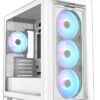 Case|ASUS|A23 PLUS|MidiTower|Case product features Transparent panel|MicroATX|MiniITX|Colour White|A23PLUSTG/ARGBWHITE