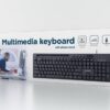 KEYBOARD MULTIMEDIA USB ENG/BLACK KB-UM-108 GEMBIRD - Image 3
