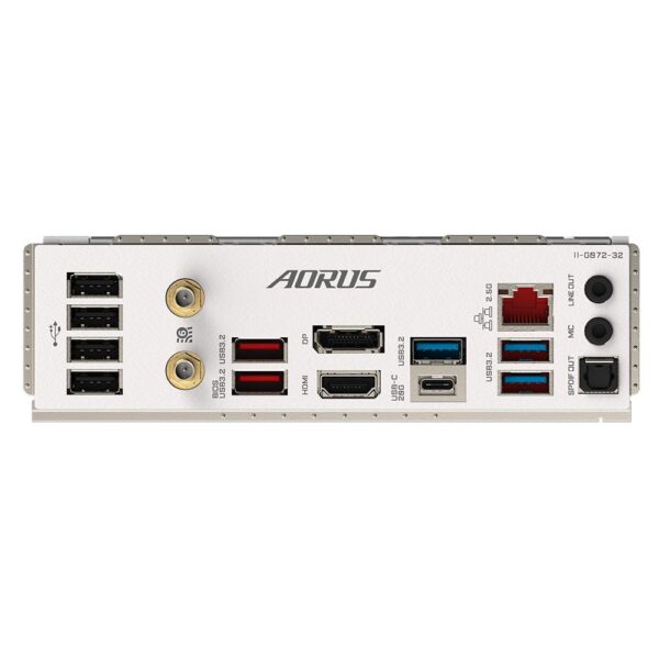 Mainboard|GIGABYTE|Intel Z790|LGA1700|ATX|Memory DDR5|Memory slots 4|1xPCI-Express 3.0 16x|1xPCI-Express 4.0 16x|1xPCI-Express 5.0 16x|4xM.2|1xHDMI|1xDisplayPort|4xUSB 2.0|5xUSB 3.2|1xUSB-C|1xOptical S/PDIF|1xRJ45|2xAudio port|Z790AELITEAXICE - Image 6