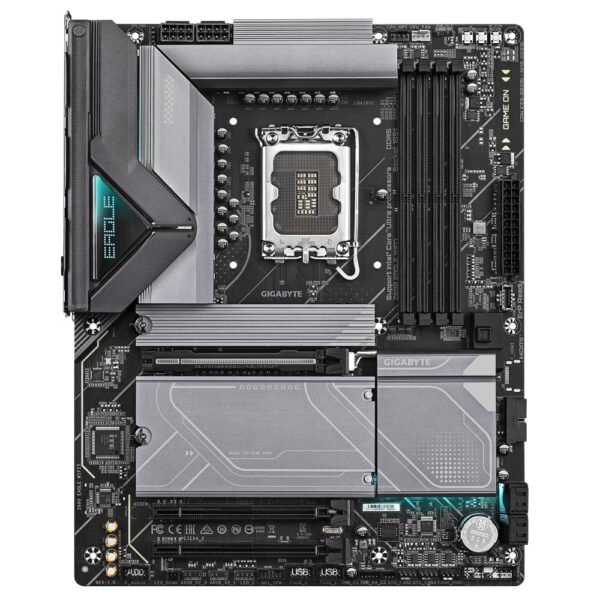 Mainboard|GIGABYTE|Intel Z890|LGA1851|ATX|Memory DDR5|Memory slots 4|2xPCI-Express 4.0 4x	|1xPCI-Express 5.0 16x|4xM.2|1xDisplayPort|4xUSB 2.0|5xUSB 3.2|1xUSB-C|1xRJ45|3xAudio port|Z890EAGLEWIFI7 - Image 2