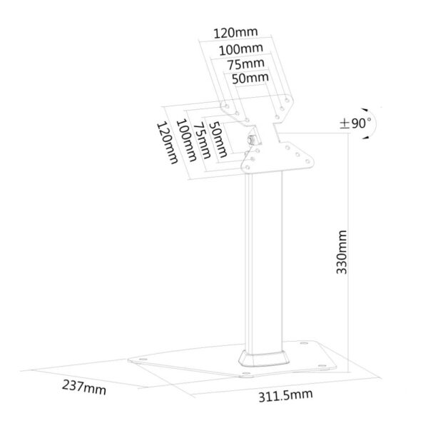 MONITOR ACC DESK MOUNT 10-32"/FPMA-D1500SILVER NEOMOUNTS - Image 3