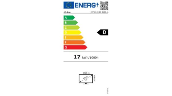 LCD Monitor|HP|E27 G5|27"|Business|Panel IPS|1920x1080|16:9|5 ms|6N4E2AA - Image 4