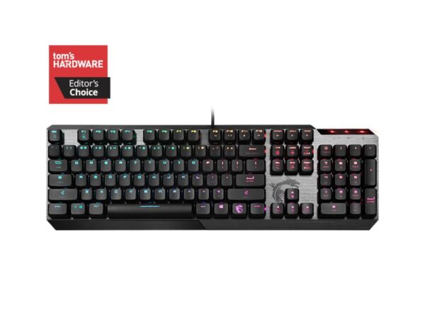 KEYBOARD GAMING BLACK ENG/VIGOR GK50 LOW PROFILE US MSI - Image 5