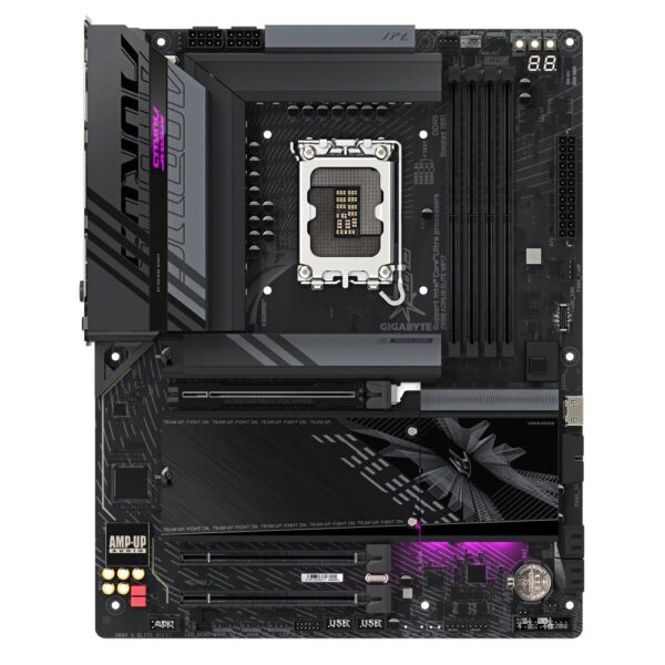 Mainboard|GIGABYTE|Intel Z890|LGA1851|ATX|Memory DDR5|Memory slots 4|2xPCI-Express 4.0 4x	|1xPCI-Express 5.0 16x|4xM.2|1xDisplayPort|4xUSB 2.0|5xUSB 3.2|1xUSB-C w/Thunderbolt|1xOptical S/PDIF|1xRJ45|2xAudio port|Z890AELITEWIFI71.0 - Image 2
