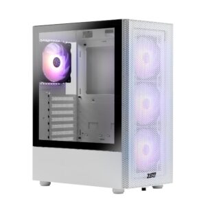 Case|ADATA|XPG VALOR MESH C|MidiTower|Case product features Transparent panel|Not included|ATX|MicroATX|MiniITX|Colour White|VALORMESHMT-WHCWW