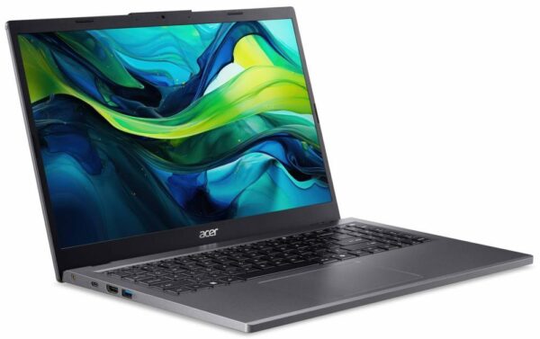 Notebook|ACER|Aspire|A15-41M-R3RM|CPU  Ryzen 5|8640HS|3500 MHz|15.6"|1920x1080|RAM 16GB|DDR5|SSD 512GB|AMD Radeon 760M|Integrated|ENG/RUS|Windows 11 Home|Steel Grey|1.65 kg|NX.KVXEL.002 - Image 3