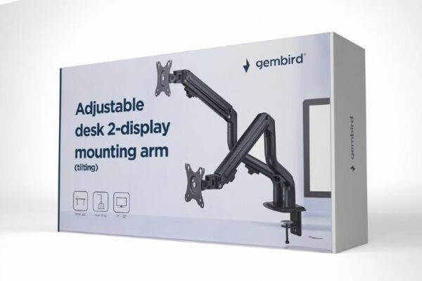 DISPLAY ACC MOUNTING ARM/17-32" MA-DA2-02 GEMBIRD - Image 3