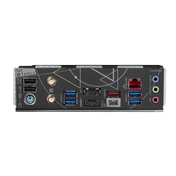 Mainboard|GIGABYTE|Intel Z790|LGA1700|ATX|Memory DDR5|Memory slots 4|2xPCI-Express 3.0 1x|1xPCI-Express 3.0 16x|1xPCI-Express 4.0 16x|1xPCI-Express 5.0 16x|3xM.2|1xHDMI|1xDisplayPort|2xUSB 2.0|5xUSB 3.2|1xUSB-C|1xPS/2|1xRJ45|3xAudio port|Z790EAGLEAX - Image 5