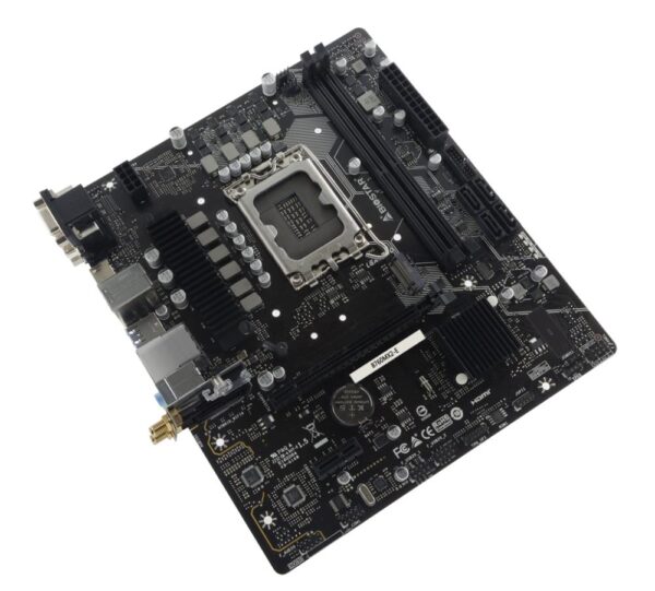 Mainboard|BIOSTAR|Intel B760 Express|LGA1700|Micro-ATX|Memory DDR5|Memory slots 2|1xPCI-Express 3.0 1x|1xPCI-Express 4.0 16x|2xM.2|1x15pin D-sub|1xDVI-D|1xHDMI|4xUSB 2.0|2xUSB 3.2|1xPS/2|1xRJ45|3xAudio port|B760MX2-E - Image 4