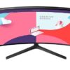 LCD Monitor|SAMSUNG|LS24C366EAUXEN|24"|Curved|Panel VA|1920x1080|16:9|75Hz|4 ms|Colour Black|LS24C366EAUXEN - Image 4