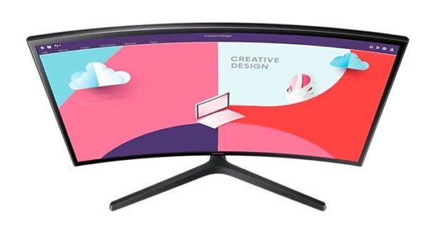 LCD Monitor|SAMSUNG|LS24C366EAUXEN|24"|Curved|Panel VA|1920x1080|16:9|75Hz|4 ms|Colour Black|LS24C366EAUXEN - Image 4