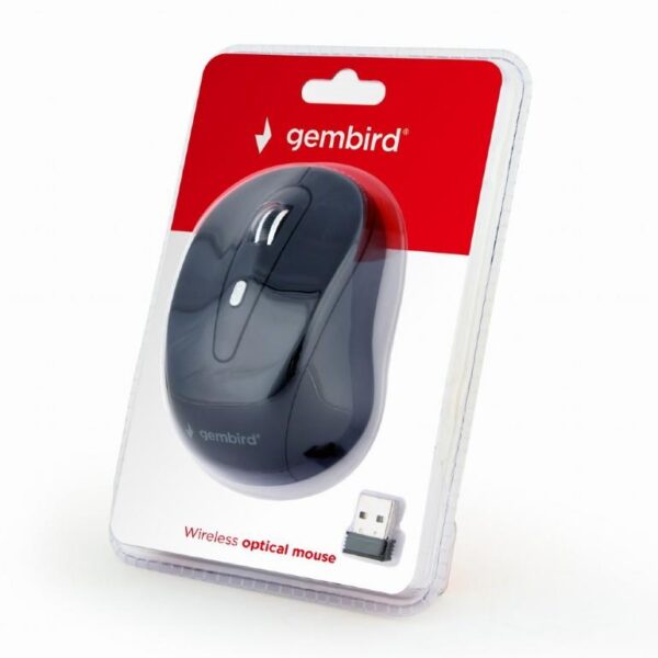 MOUSE USB OPTICAL WRL/BLACK MUSW-6B-01 GEMBIRD - Image 3