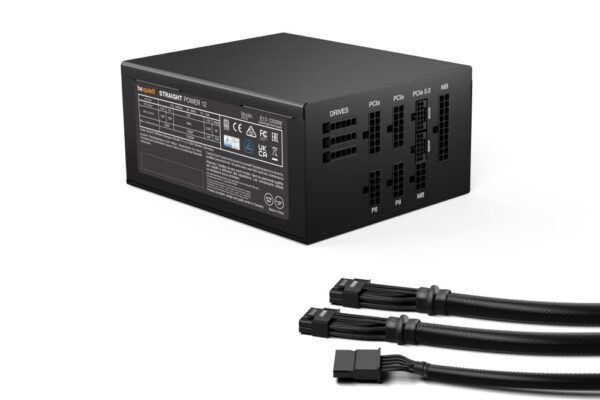Power Supply|BE QUIET|1200 Watts|Peak Power 1270 Watts|Efficiency 80 PLUS PLATINIUM|PFC Active|MTBF 100000 hours|BN339 - Image 3